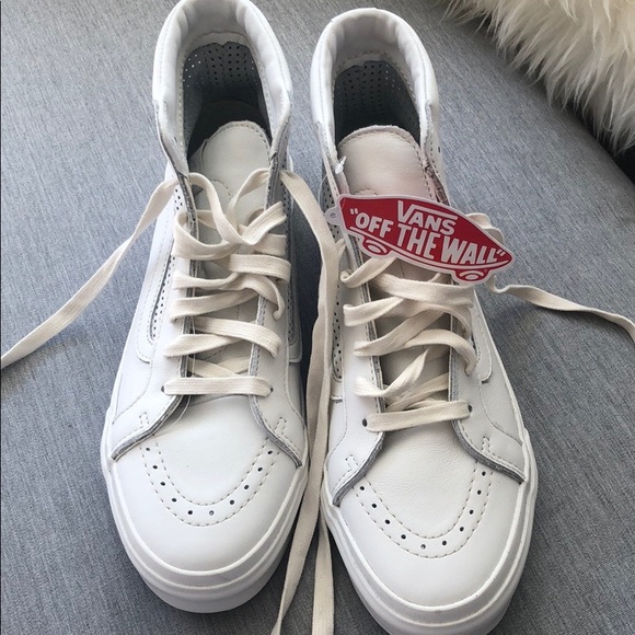 Vans Shoes - Vans white high tops